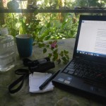 My Desk on the Porch